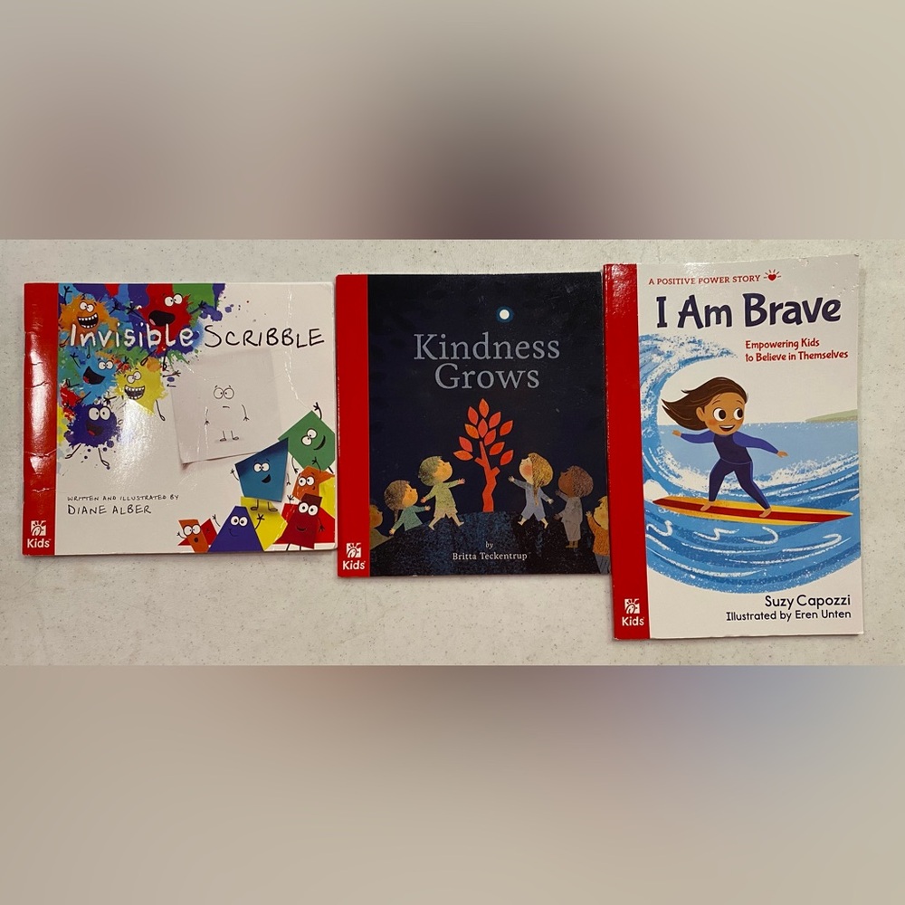 Chick-fil-A book bundle- I am Brave, Kindness Grows, Invisible Scribble